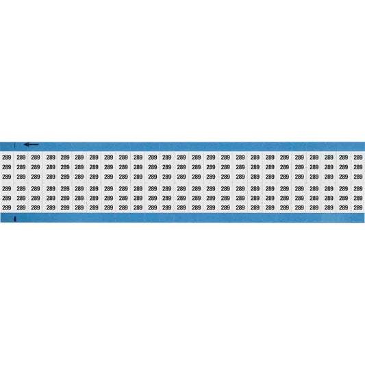 Wire Marker 0.75in H x 0.36in W, 289