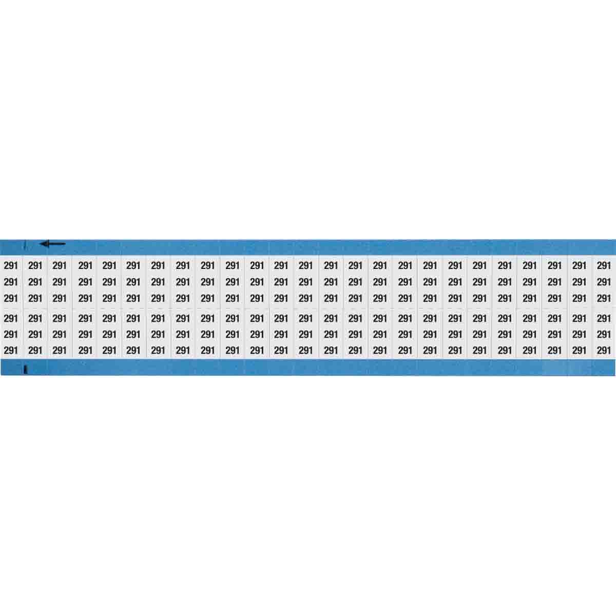 Wire Marker 0.75in H x 0.36in W, 291