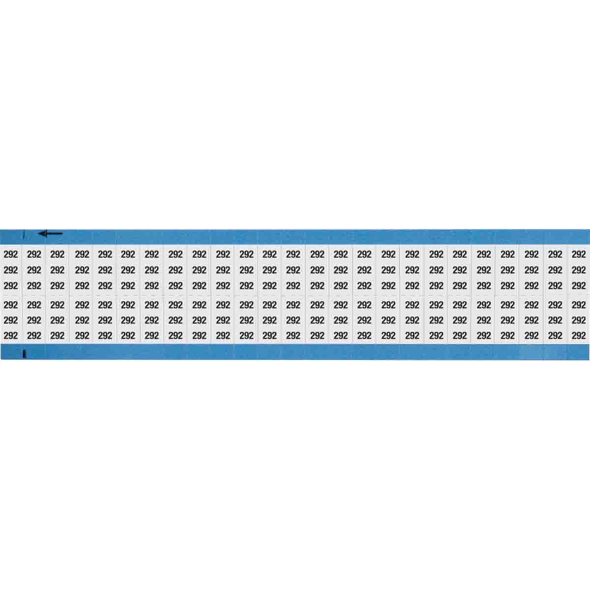 Wire Marker 0.75in H x 0.36in W, 292