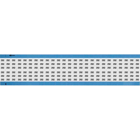 Wire Marker 0.75in H x 0.36in W, 292