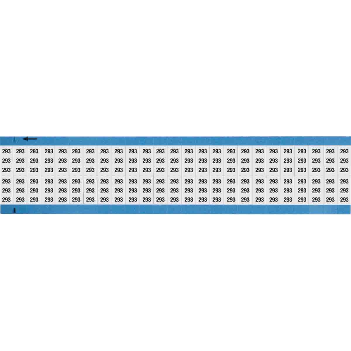 Wire Marker 0.75in H x 0.36in W, 293