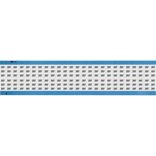 Wire Marker 0.75in H x 0.36in W, 297