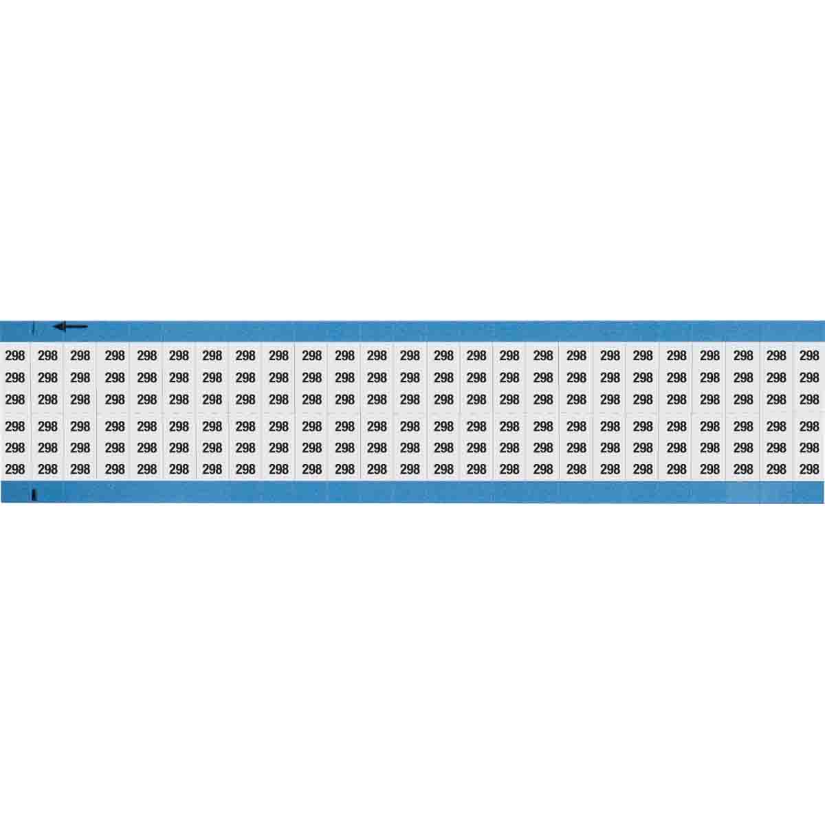 Wire Marker 0.75in H x 0.36in W, 298