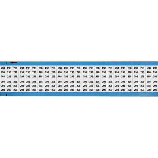 Wire Marker 0.75in H x 0.36in W, 298