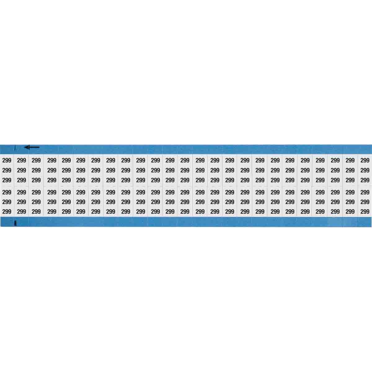 Wire Marker 0.75in H x 0.36in W, 299