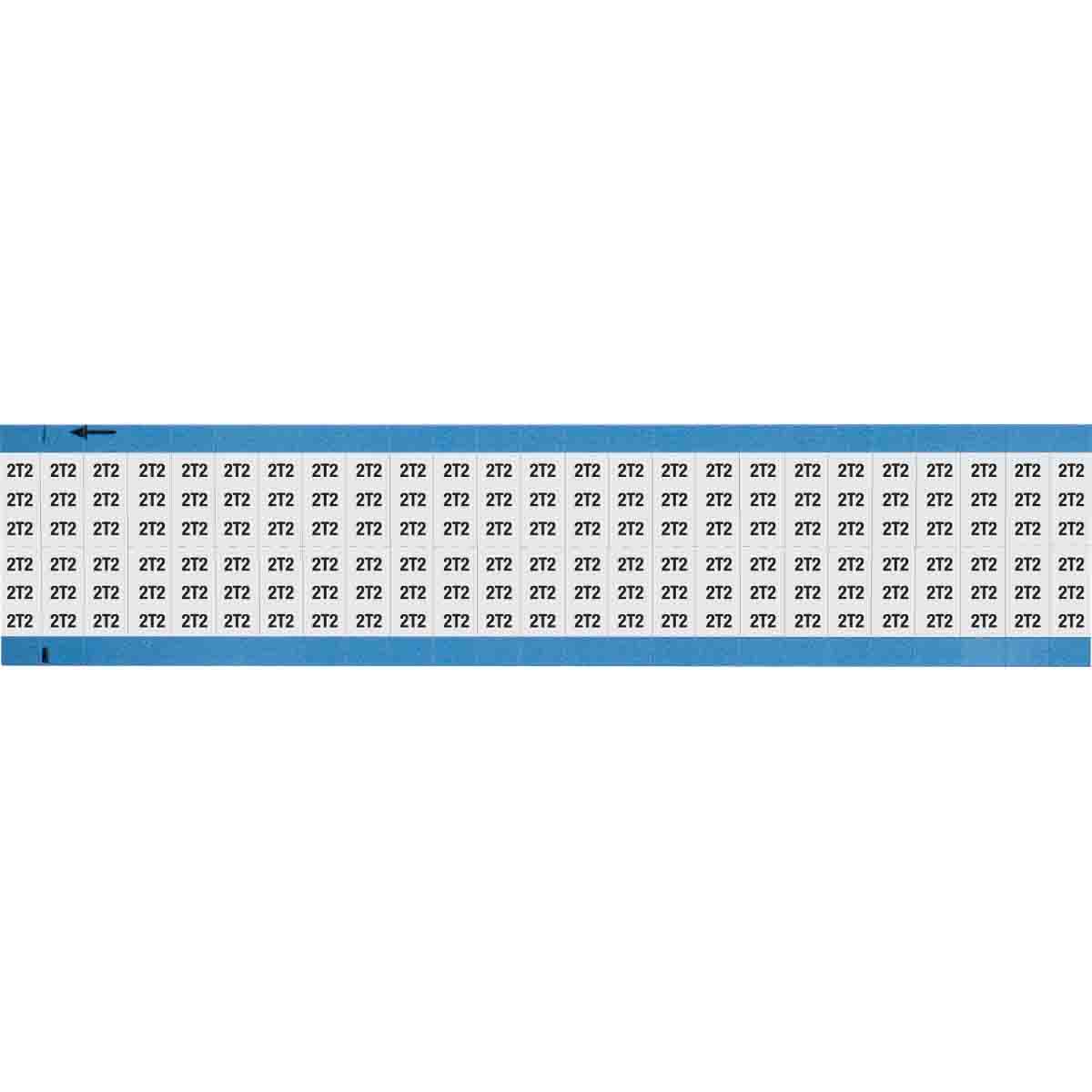 Wire Marker 0.75in H x 0.36in W, 2T2