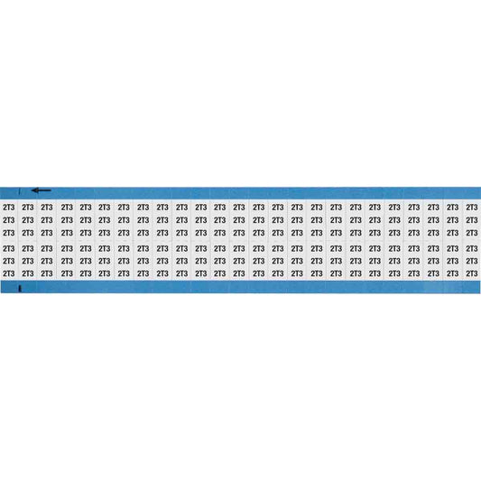 Wire Marker 0.75in H x 0.36in W, 2T3