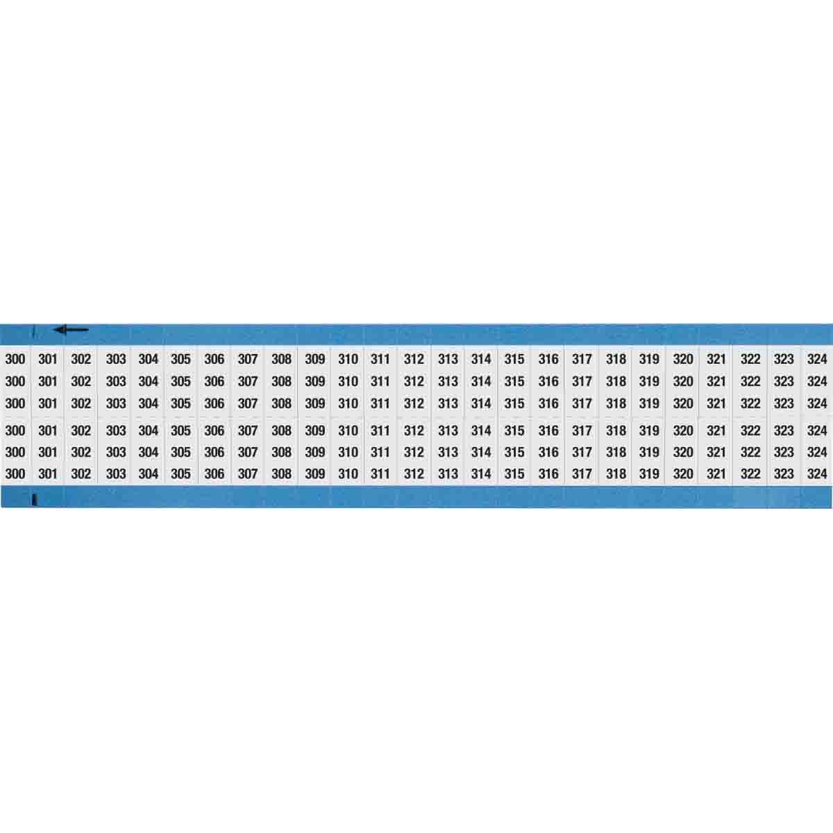 Wire Marker 0.75in H x 0.36in W, 300-324