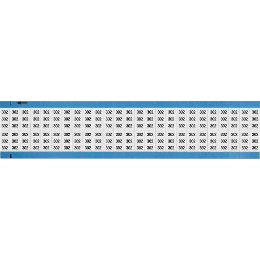 Wire Marker 0.75in H x 0.36in W, 302