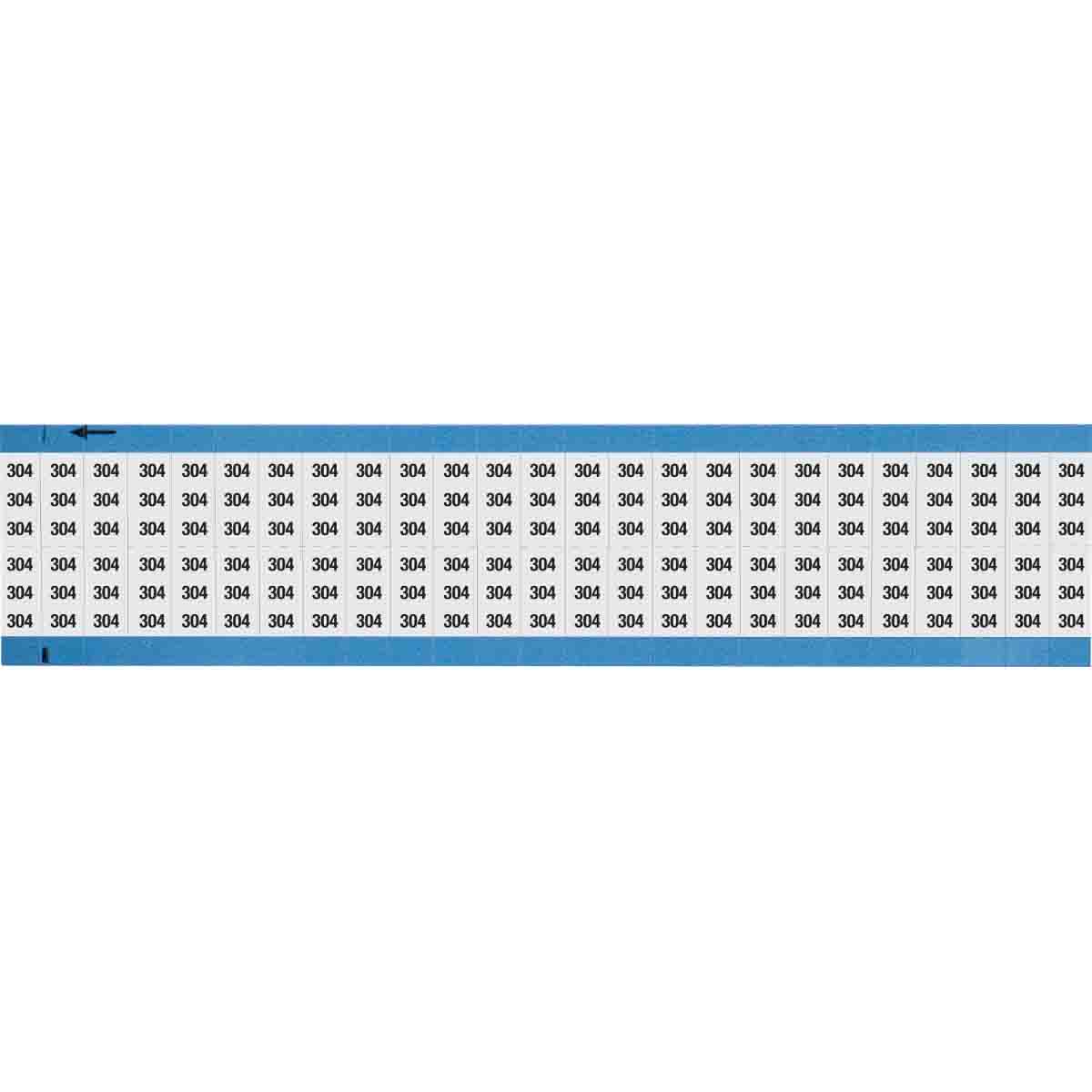 Wire Marker 0.75in H x 0.36in W, 304