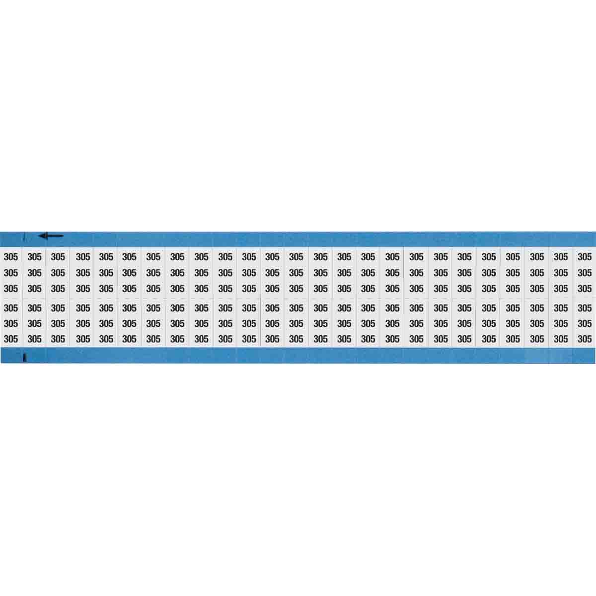 Wire Marker 0.75in H x 0.36in W, 305