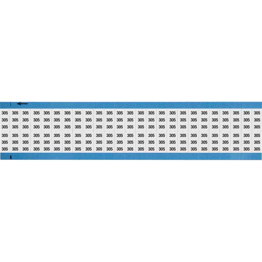 Wire Marker 0.75in H x 0.36in W, 305