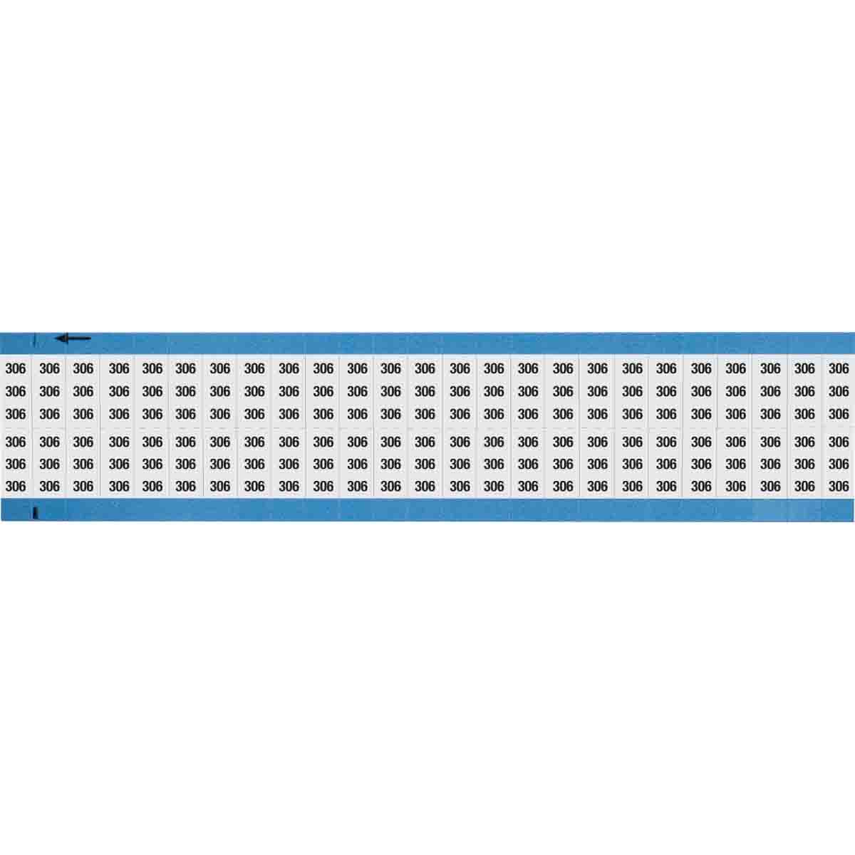 Wire Marker 0.75in H x 0.36in W, 306