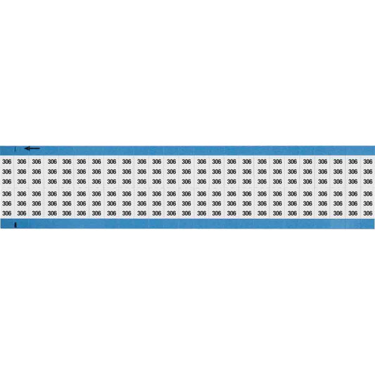 Wire Marker 0.75in H x 0.36in W, 306