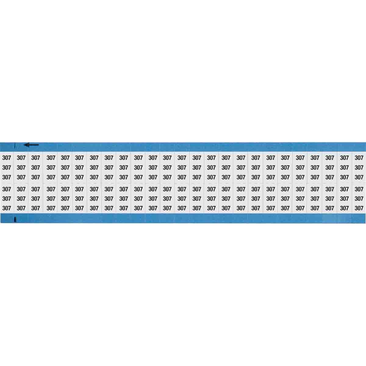 Wire Marker 0.75in H x 0.36in W, 307