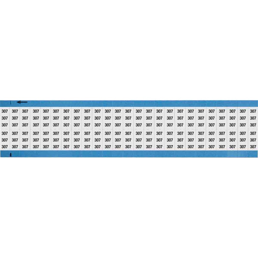 Wire Marker 0.75in H x 0.36in W, 307