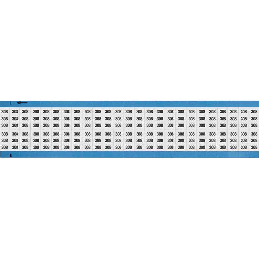 Wire Marker 0.75in H x 0.36in W, 308