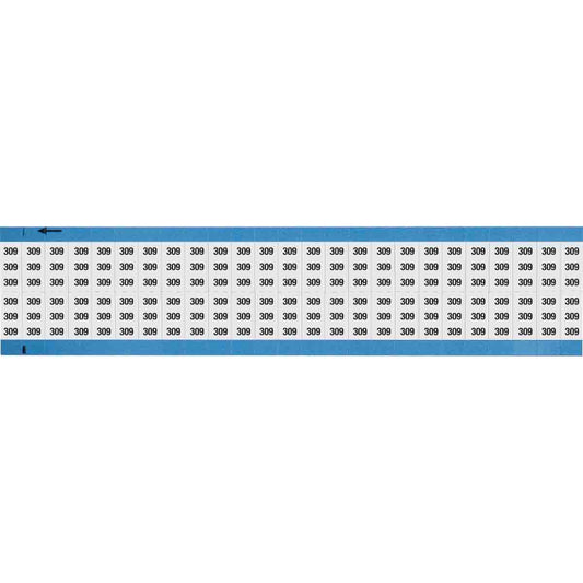 Wire Marker 0.75in H x 0.36in W, 309