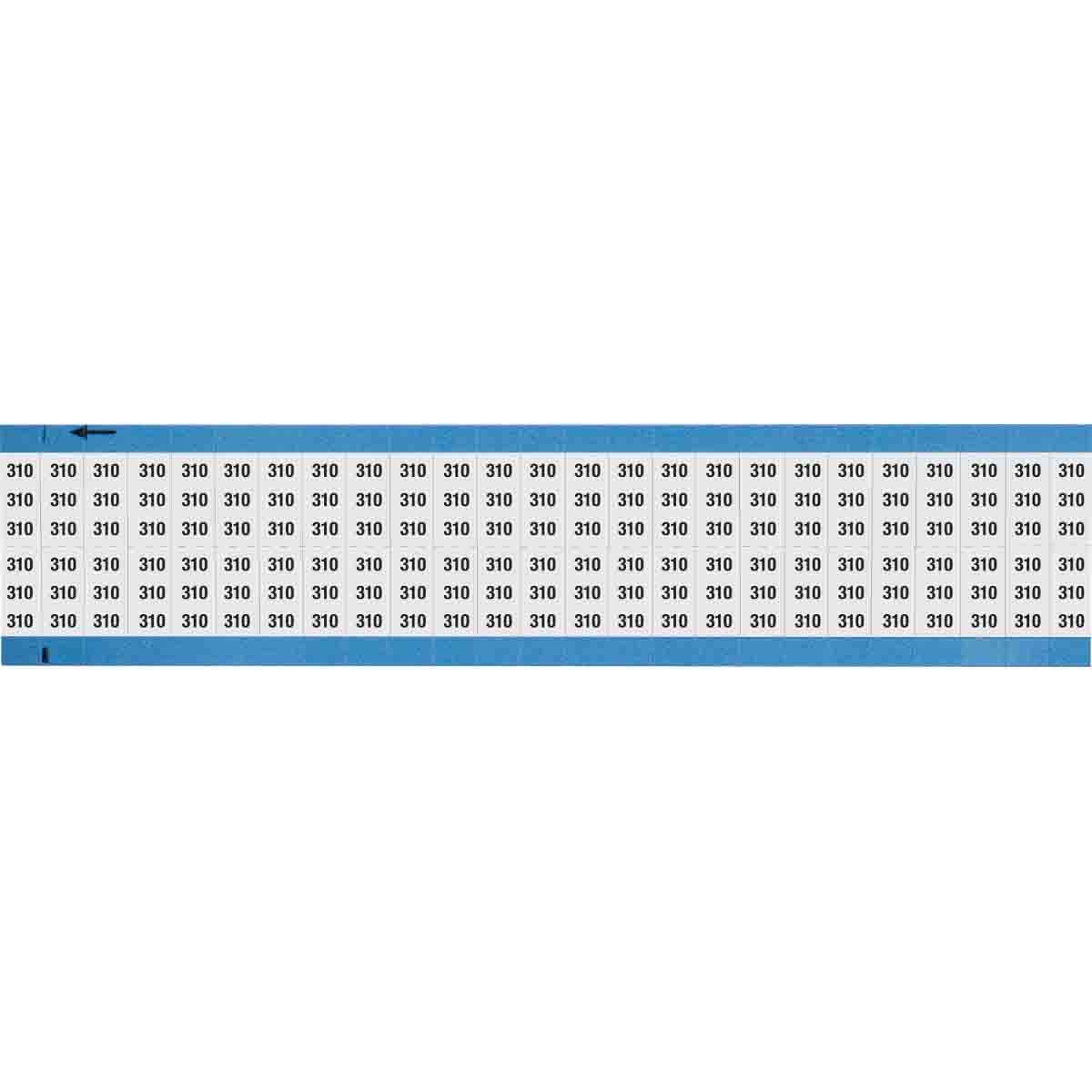 Wire Marker 0.75in H x 0.36in W, 310