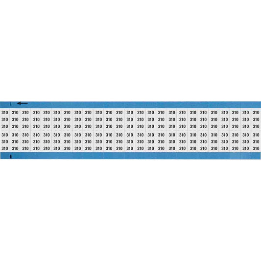 Wire Marker 0.75in H x 0.36in W, 310