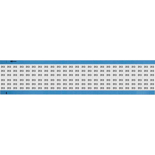 Wire Marker 0.75in H x 0.36in W, 313