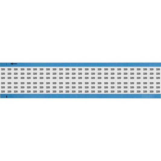 Wire Marker 0.75in H x 0.36in W, 320