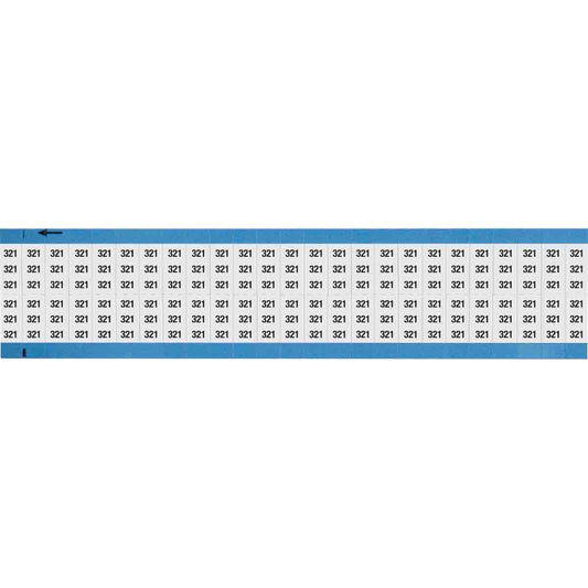 Wire Marker 0.75in H x 0.36in W, 321