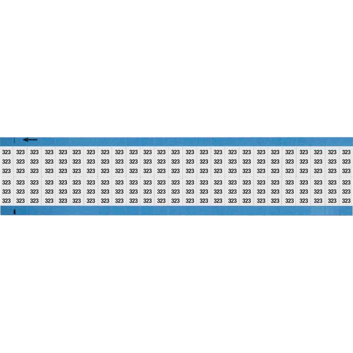 Wire Marker 0.75in H x 0.36in W, 323