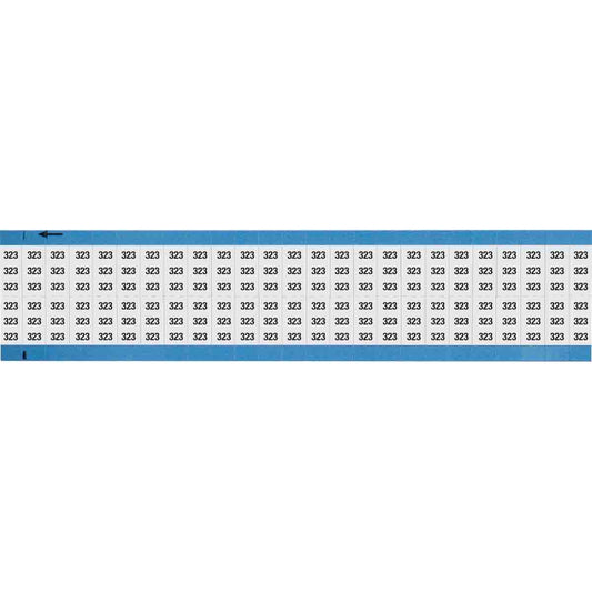 Wire Marker 0.75in H x 0.36in W, 323