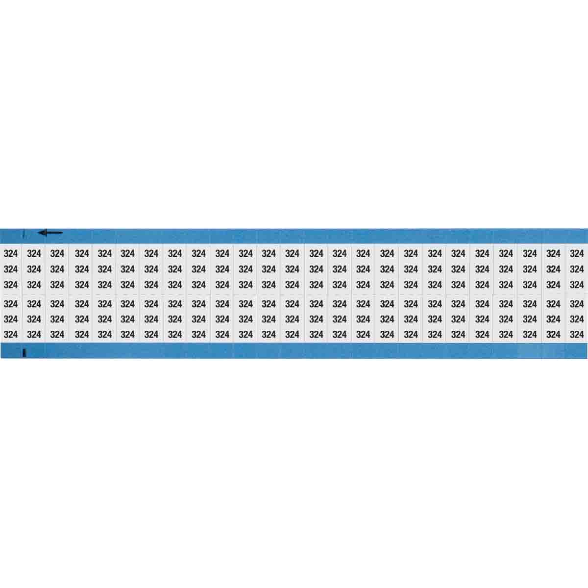 Wire Marker 0.75in H x 0.36in W, 324