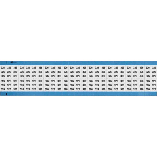 Wire Marker 0.75in H x 0.36in W, 326