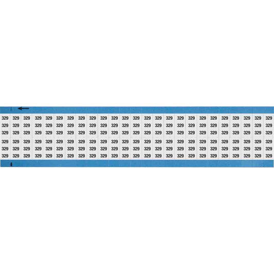 Wire Marker 0.75in H x 0.36in W, 329