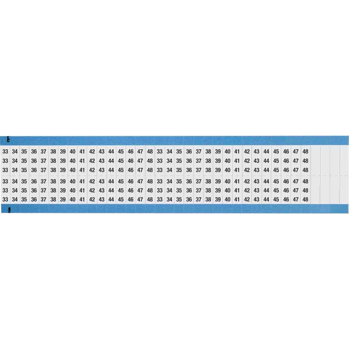 Wire Marker 0.75in H x 0.27in W, 33-48