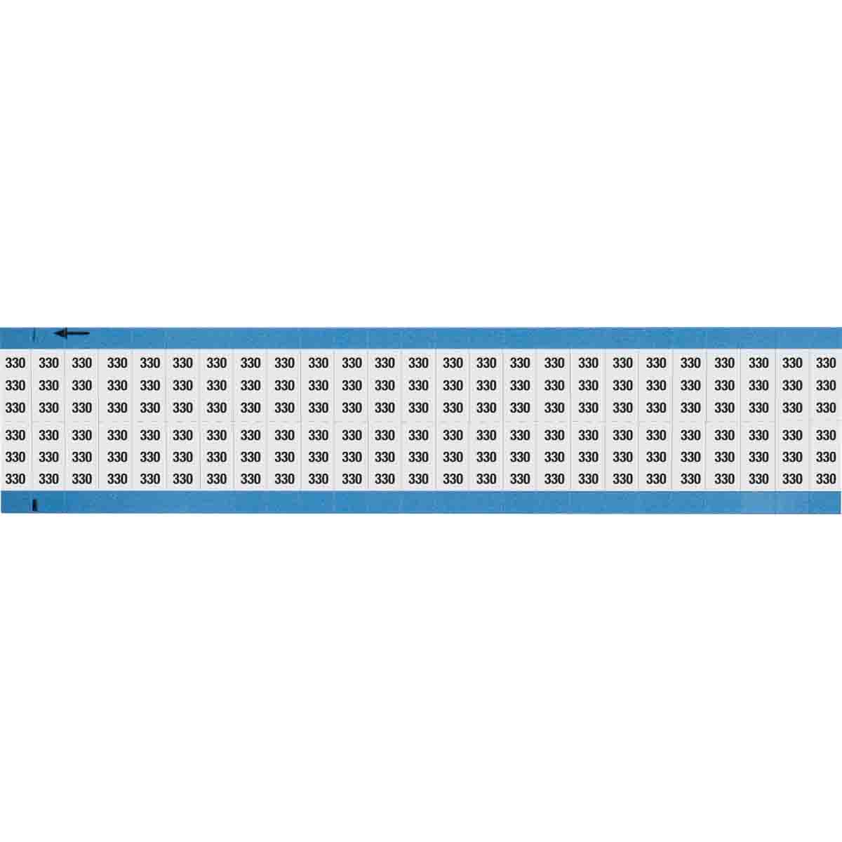 Wire Marker 0.75in H x 0.36in W, 330