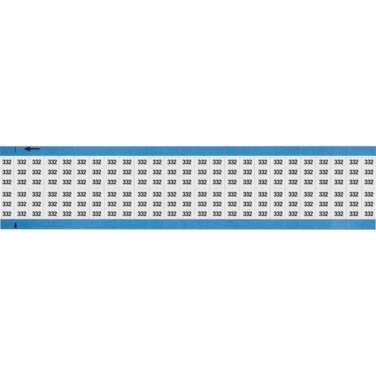 Wire Marker 0.75in H x 0.36in W, 332