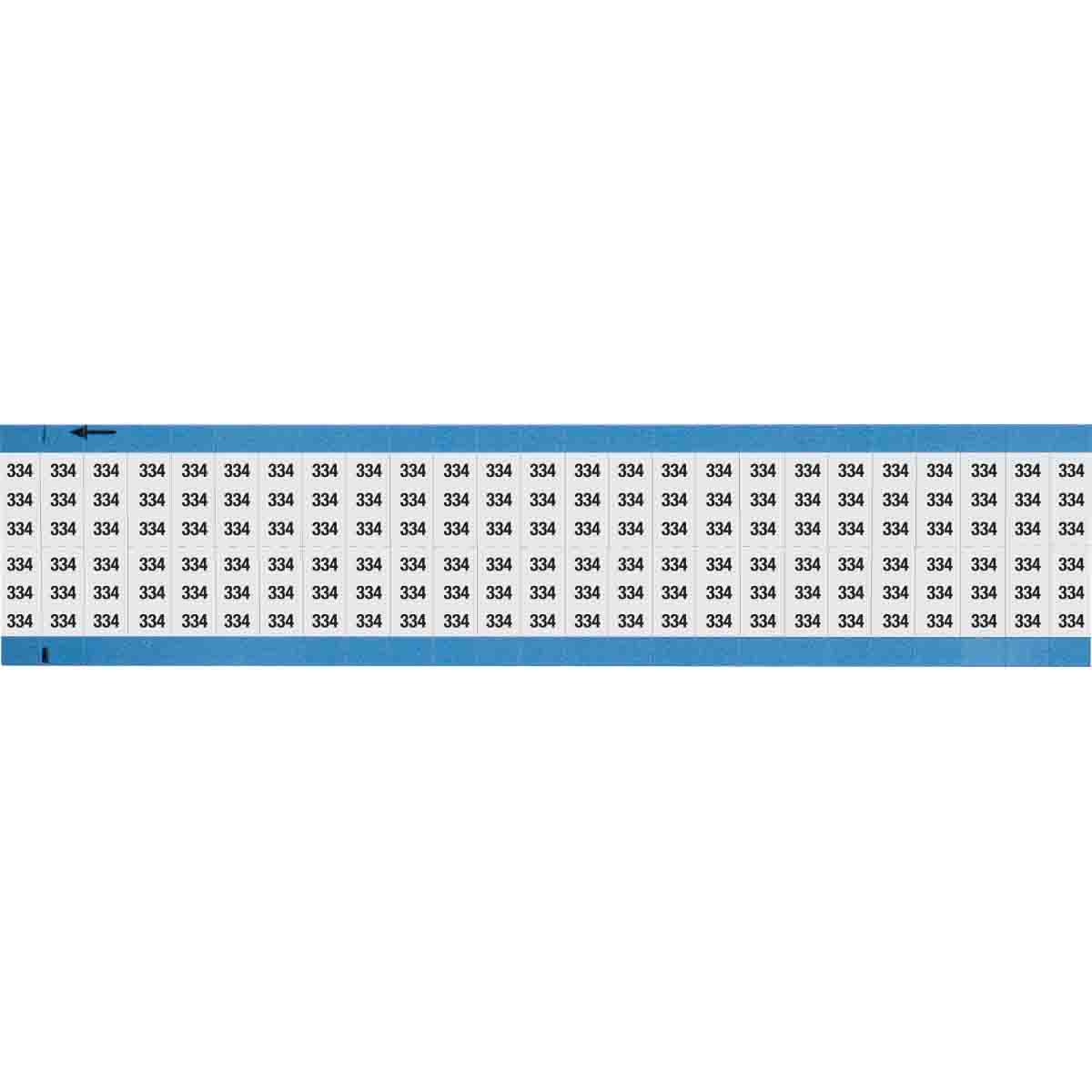 Wire Marker 0.75in H x 0.36in W, 334