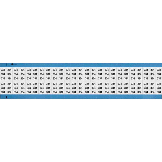 Wire Marker 0.75in H x 0.36in W, 334