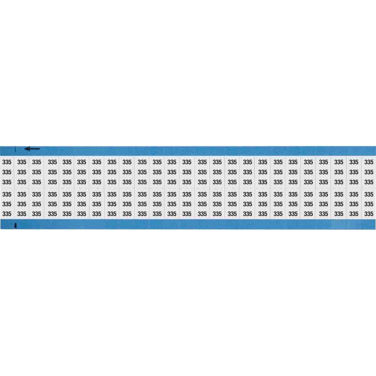 Wire Marker 0.75in H x 0.36in W, 335