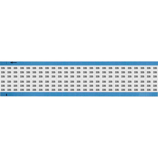 Wire Marker 0.75in H x 0.36in W, 335