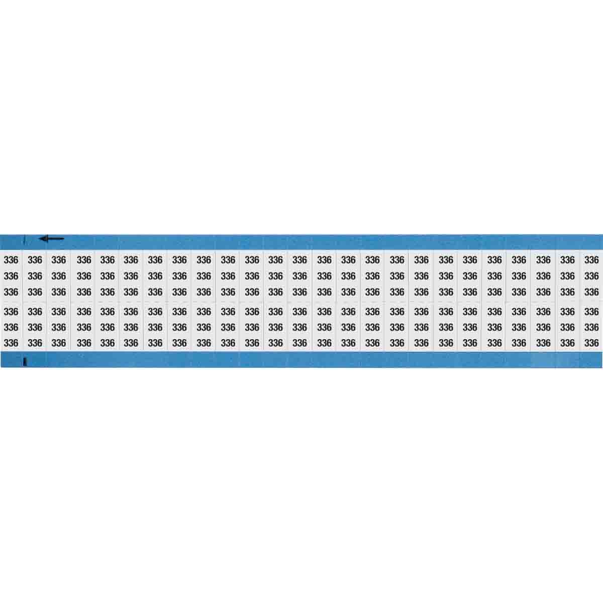 Wire Marker 0.75in H x 0.36in W, 336