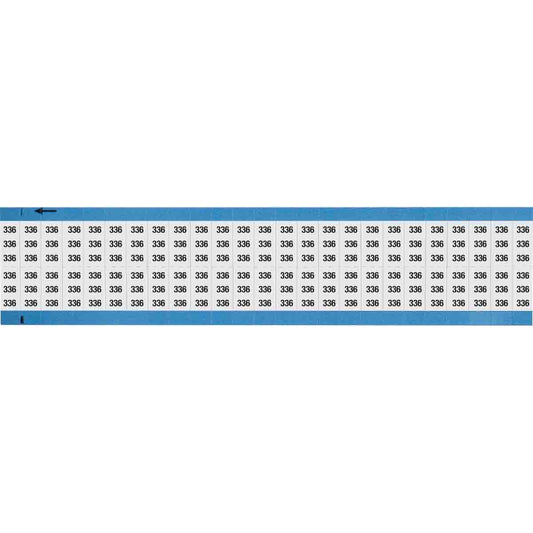 Wire Marker 0.75in H x 0.36in W, 336