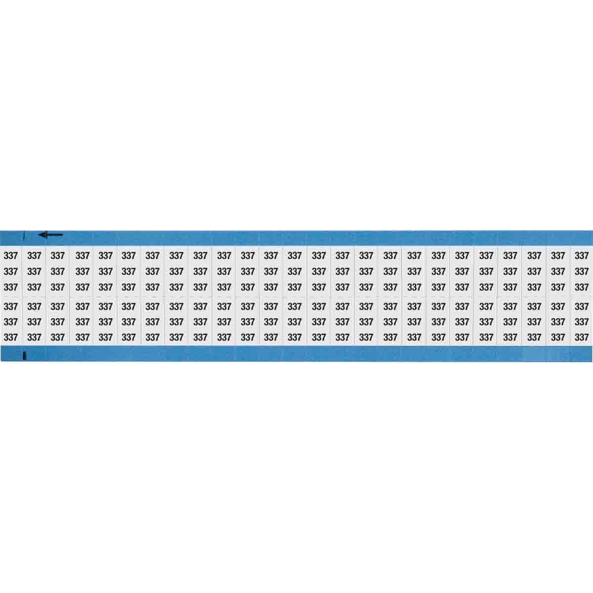 Wire Marker 0.75in H x 0.36in W, 337