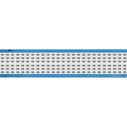 Wire Marker 0.75in H x 0.36in W, 338