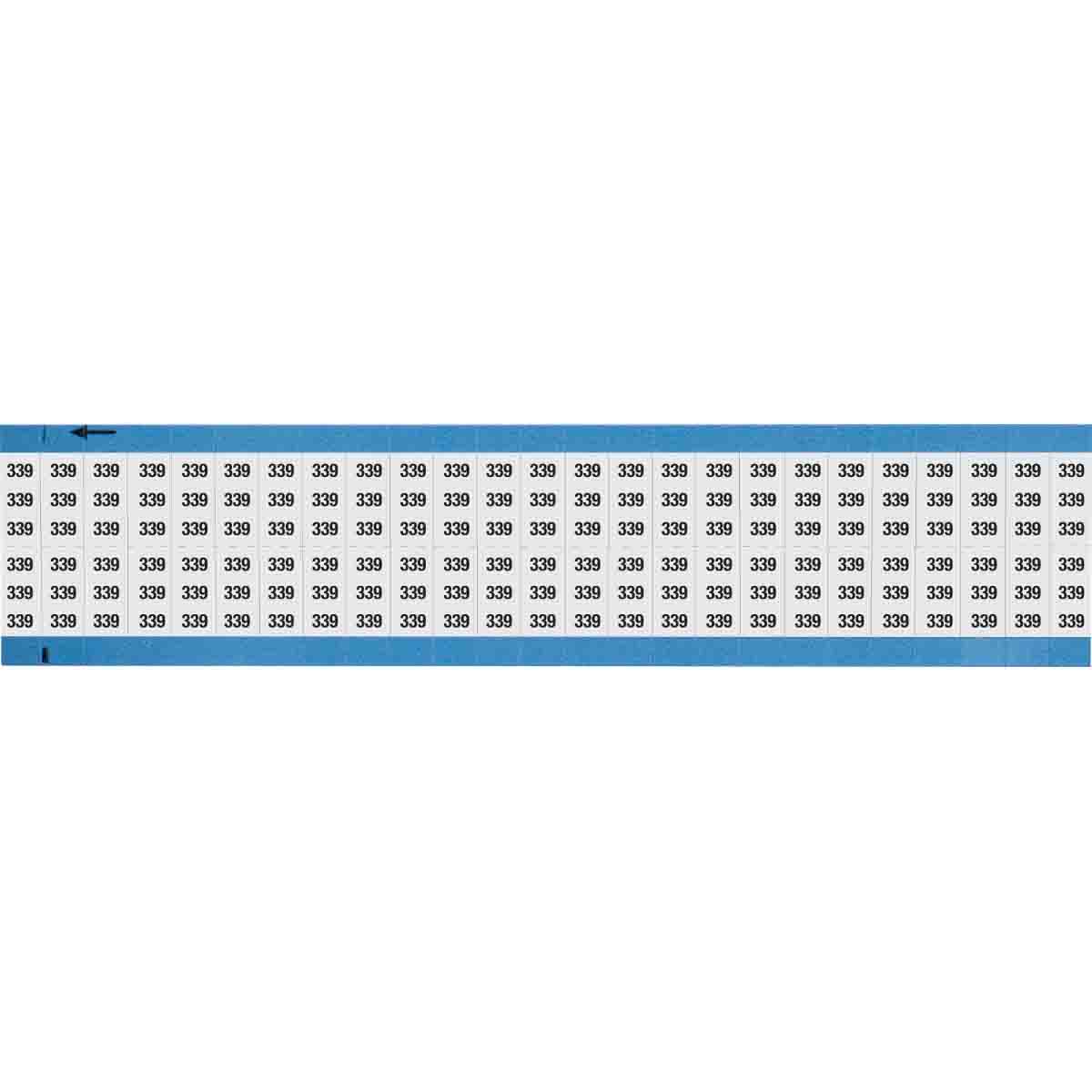 Wire Marker 0.75in H x 0.36in W, 339