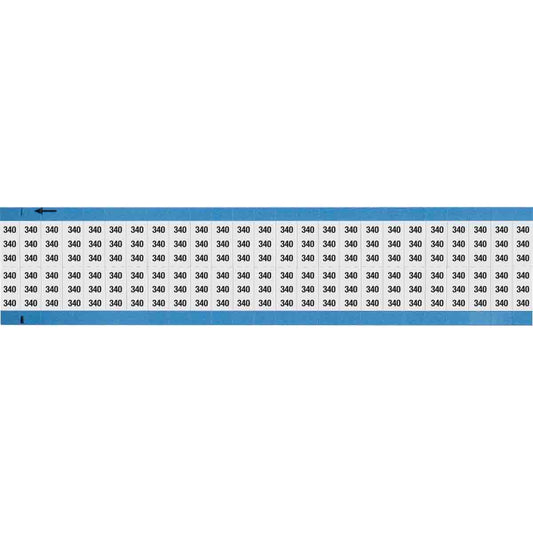 Wire Marker 0.75in H x 0.36in W, 340