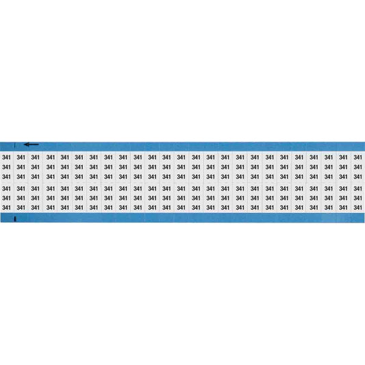 Wire Marker 0.75in H x 0.36in W, 341