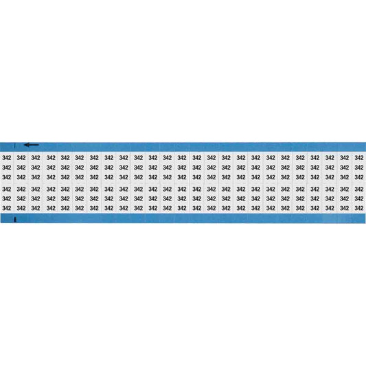 Wire Marker 0.75in H x 0.36in W, 342