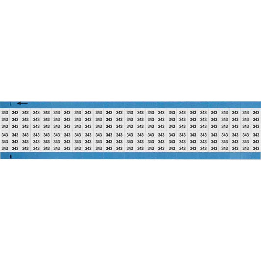 Wire Marker 0.75in H x 0.36in W, 343