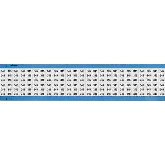 Wire Marker 0.75in H x 0.36in W, 345