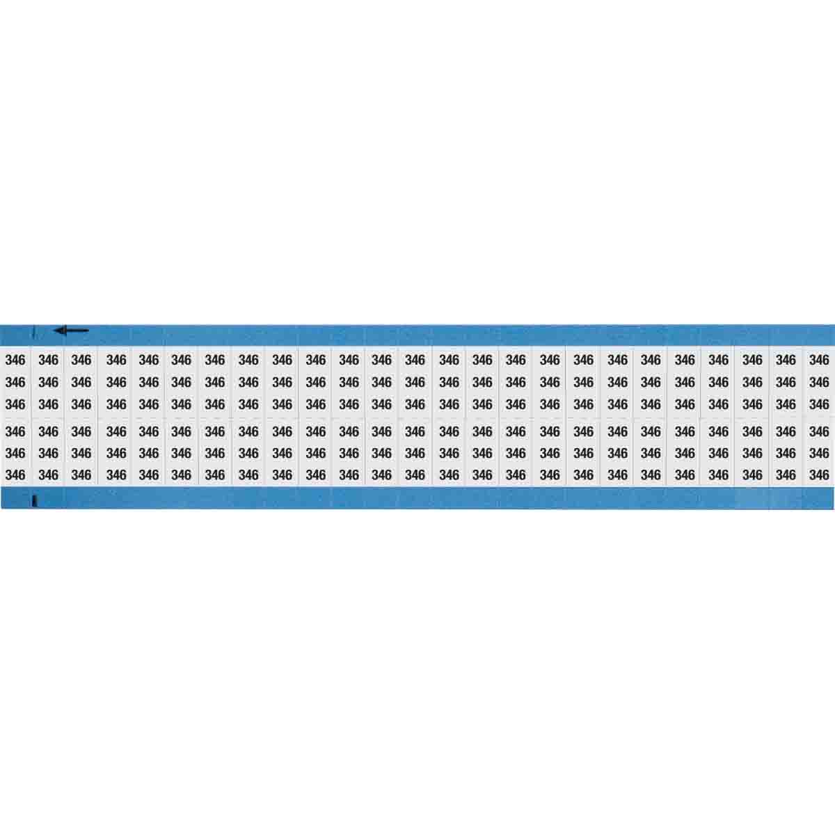 Wire Marker 0.75in H x 0.36in W, 346